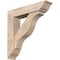 Ekena Millwork Funston Traditional Smooth Bracket w/ Offset Brace, Douglas Fir, 7 1/2"W x 34"D x 34"H BKT0806X34X34FST01SDF - alternate 1